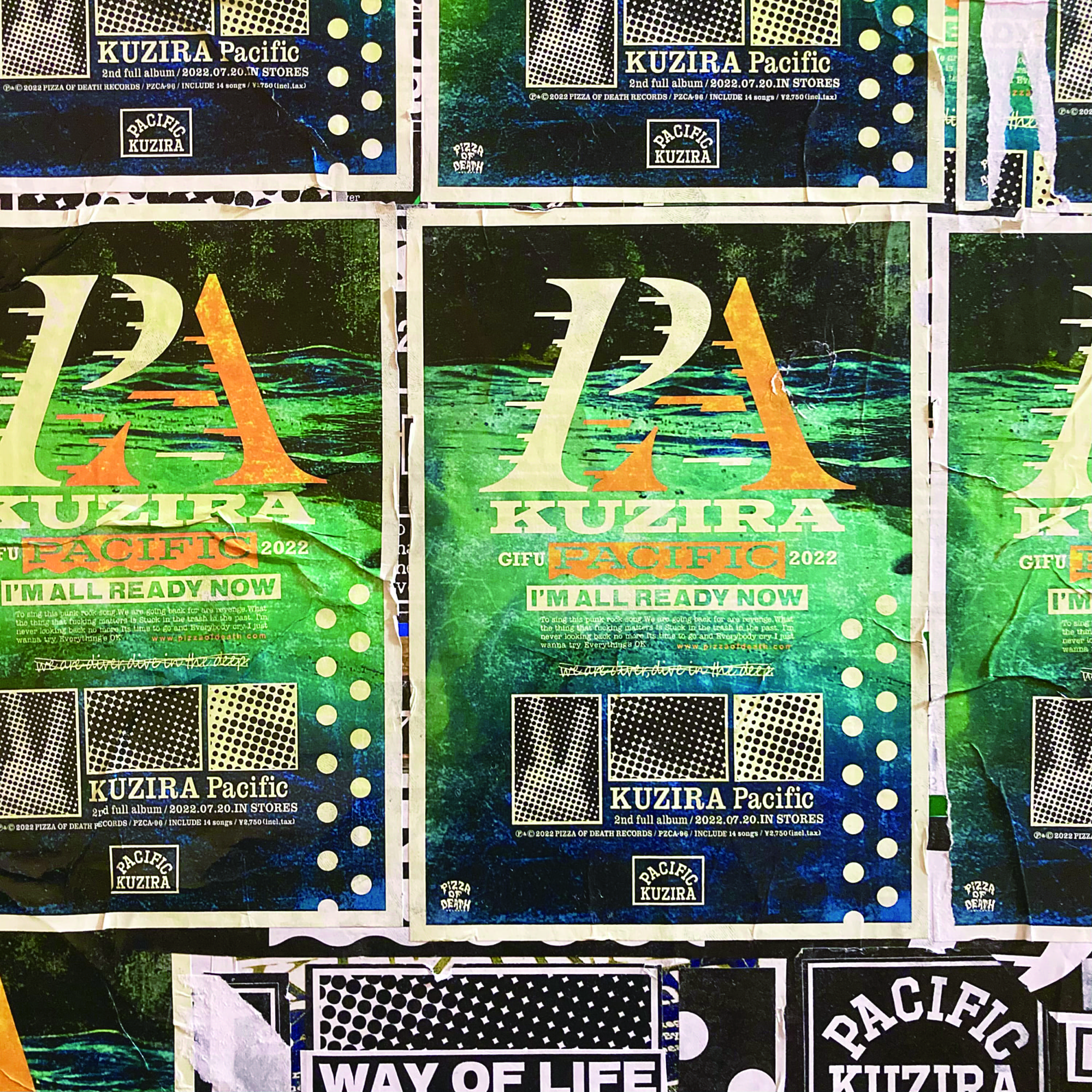 KUZIRA 2nd Full Album『Pacific』特設サイトにてオフィシャル